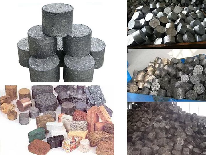 briquettes métalliques